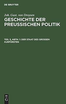 portada Der Staat des Grossen Kurfürsten (in German)