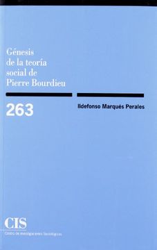 portada Génesis de la Teoría Social de Pierre Bourdieu (in Spanish)