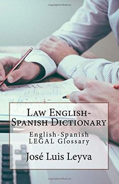 portada Law English-Spanish Dictionary: English-Spanish Legal Glossary 
