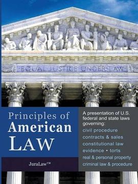 portada Principles of American Law: An Introduction to U.S. Federal and State Law