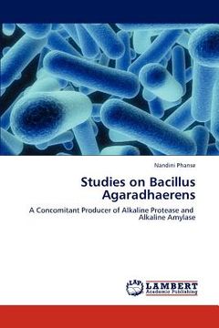 portada studies on bacillus agaradhaerens