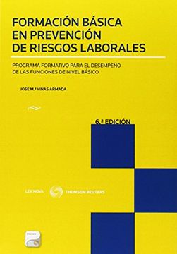 portada Formación básica en prevención de riesgos laborales (6ª ed.) (Monografía) (in Spanish)
