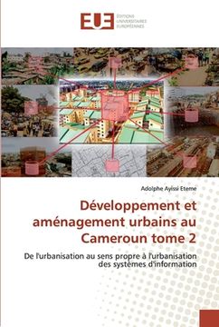 portada Développement et aménagement urbains au Cameroun tome 2