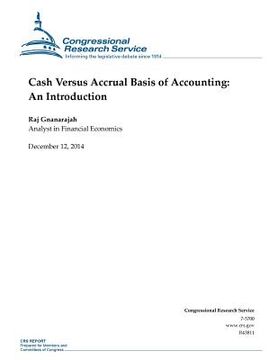 portada Cash Versus Accrual Basis of Accounting: An Introduction (in English)