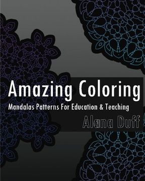 portada Amazing Coloring Books: Mandalas Patterns For Education & Teaching