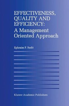 portada effectiveness, quality and efficiency: a management oriented approach (en Inglés)