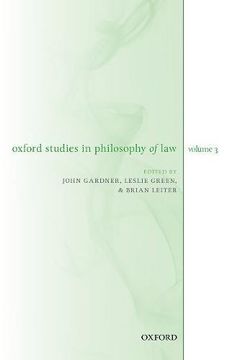 portada Oxford Studies in Philosophy of law Volume 3 (in English)