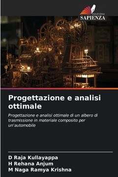 portada Progettazione e analisi ottimale (en Italiano)