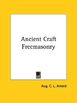 portada ancient craft freemasonry (in English)