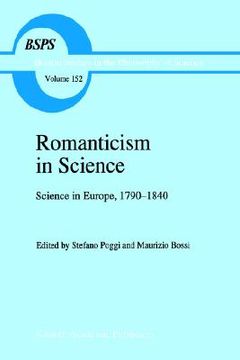 portada romanticism in science: science in europe, 1790-1840 (en Inglés)