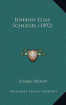portada johann elias schlegel (1892) (en Inglés)