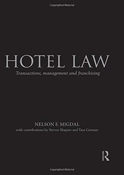 portada Hotel Law: Transactions, Management and Franchising (in English)