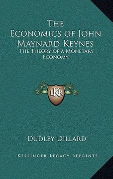 portada the economics of john maynard keynes: the theory of a monetary economy