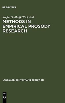 portada Methods in Empirical Prosody Research 
