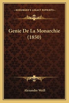 portada Genie De La Monarchie (1850) (in French)