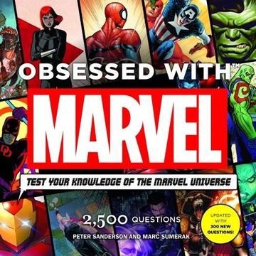 portada Obsessed With Marvel (Marvel Universe Comic Books) (in English)