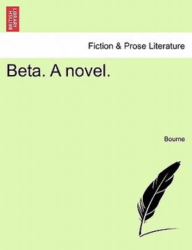 portada beta. a novel. (in English)