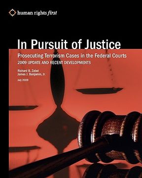 portada in pursuit of justice