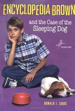 portada Encyclopedia Brown and the Case of the Sleeping dog (en Inglés)
