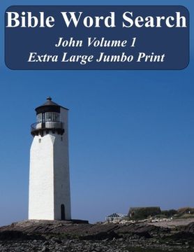 portada Bible Word Search John Volume 1: King James Version Extra Large Jumbo Print (Bible Memory Lighthouse Series)