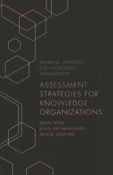 portada Assessment Strategies for Knowledge Organizations (Working Methods for Knowledge Management) (in English)