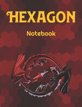 portada Hexagon Notebook: Hexagonal Graph Paper Notepad