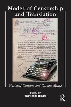 portada Modes of Censorship: National Contexts and Diverse Media (in English)