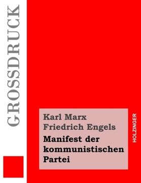 portada Manifest der kommunistischen Partei (Großdruck) (German Edition)