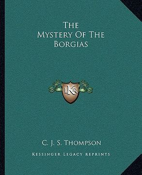 portada the mystery of the borgias