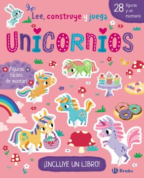 portada Lee, construye y juega. Unicornios (in Spanish)