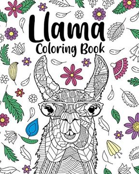 portada Llama Coloring Book (in English)