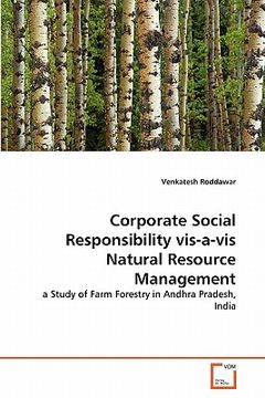 portada corporate social responsibility vis-a-vis natural resource management (en Inglés)