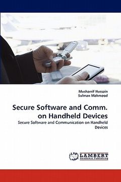 portada secure software and comm. on handheld devices (en Inglés)