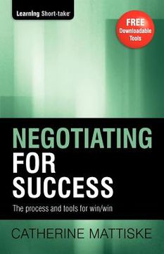 portada negotiating for success (en Inglés)