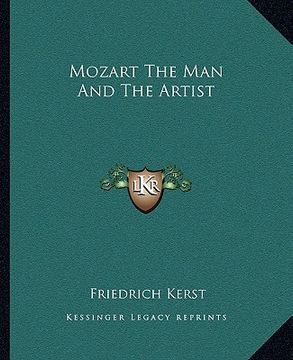 portada mozart the man and the artist (in English)