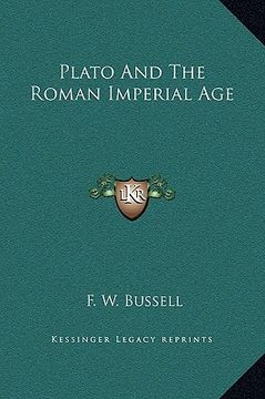 portada plato and the roman imperial age (in English)