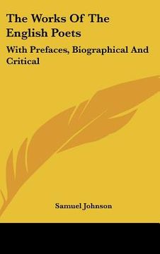 portada the works of the english poets: with prefaces, biographical and critical (in English)