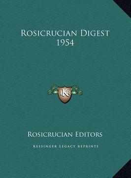 portada rosicrucian digest 1954 (en Inglés)