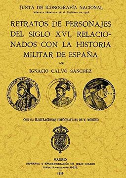 portada Retratos de Personajes del Siglo xvi Relacionados con la Historia Militar de España