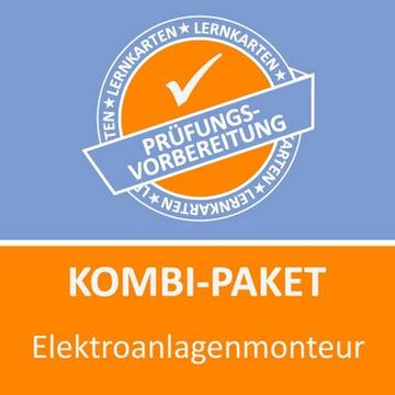 portada Kombi-Paket Elektroanlagenmonteur Lernkarten (en Alemán)