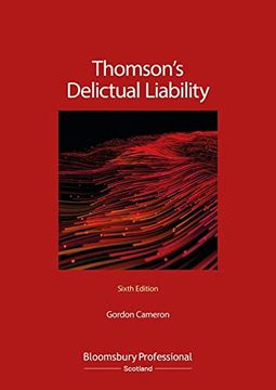 portada Thomson'S Delictual Liability (en Inglés)
