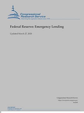 portada Federal Reserve: Emergency Lending (Updated March 27, 2020) (en Inglés)