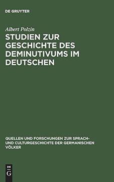 portada Studien zur Geschichte des Deminutivums im Deutschen (en Alemán)