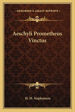 portada Aeschyli Prometheus Vinctus (en Latin)