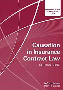 portada Causation in Insurance Contract law (in English)