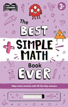 portada The Best Simple Math Book Ever: Wipe-Clean Workbook With Lift-The-Flap Answers for Ages 3 & up (in English)