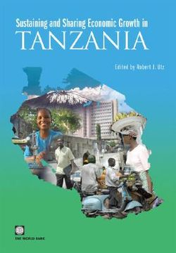 portada sustaining and sharing economic growth in tanzania [with cdrom] (en Inglés)