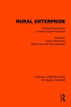 portada Rural Enterprise (Critical Perspectives on Rural Change) (en Inglés)