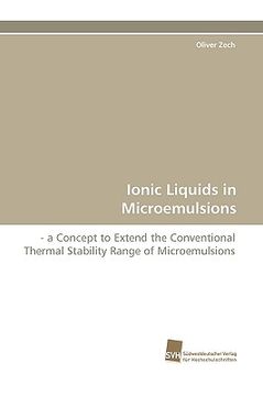 portada ionic liquids in microemulsions (en Inglés)