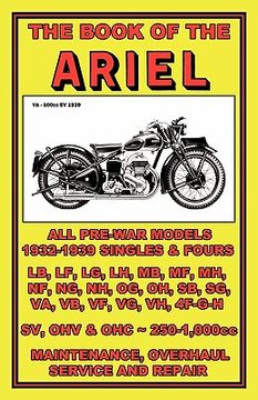 portada book of the ariel - all prewar models 1932-1939